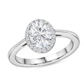 Moissanite 1.50 ctw Ring in Platinum Over Sterling Silver (Size 10.0) - Sticky add to cart bar