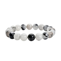 Jasper Quartz 9-11mm Beaded Stretch Bracelet 144.00 ctw