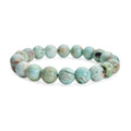 Peru Turquoise Beaded Stretch Bracelet 115.00 ctw - Sticky add to cart bar