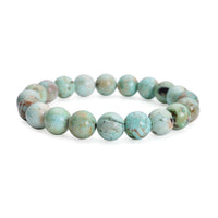 Peru Turquoise Beaded Stretch Bracelet 115.00 ctw