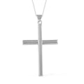 Sterling Silver Cross Pendant Necklace 18 Inches 2.80 Grams - Sticky add to cart bar