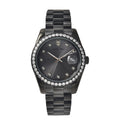 EON 1962 Swiss Movement Made with Finest CZ Watch in ION Plated Black Stainless Steel, Ear Fork and Screwdriver (41 mm) - Sticky add to cart bar