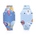 Set of 2 STRADA Electronic Movement LED Watch with Dinosaur and Mermaid Pettern Silicone Strap - Sticky add to cart bar