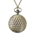 STRADA Japanese Movement Golfball Pattern Pocket Watch with Chain (31 Inches) - Sticky add to cart bar