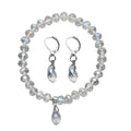 Simulated mystic topaz bracelet and earrings in Blue - Sticky add to cart bar