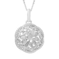 Artisan Crafted Polki Diamond Pendant Necklace (20 Inches) in Vermeil RG Over Sterling Silver 1.00 ctw - Sticky add to cart bar