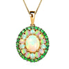Ethiopian Welo Opal & Kagem Zambian Emerald