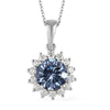 Blue Moissanite