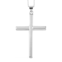 Sterling Silver Cross Pendant Necklace 18 Inches