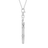 EVER TRUE Multi-function Key Chain Pendant Necklace 30-32 Inches in Stainless Steel