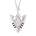 Marvelous Meteorite Anchor Pendant in Sterling Silver with Stainless Steel Necklace 20 Inches - Sticky add to cart bar