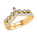 Iliana 18K Yellow Gold Diamond Set of 2 Stackable Ring 0.25 ctw - Sticky add to cart bar