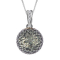 One Time Only Tahitian Cultured Pearl 11-12mm, Diamond Pendant Necklace (18 Inches) in Rhodium Over Sterling Silver 0.05 ctw - Sticky add to cart bar