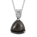 Golden Sheen Moonstone Solitaire Pendant Necklace (20 Inches) in Stainless Steel 6.15 ctw , Tarnish-Free, Waterproof, Sweat Proof Jewelry - Sticky add to cart bar
