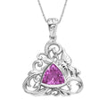 Patroke Quartz Pendant Necklace 20 Inches in Platinum Over Sterling Silver 4.60 ctw - Sticky add to cart bar