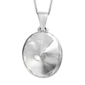 Polki Moissanite Solitaire Stud Pendant Necklace in Platinum Over Sterling Silver - Sticky add to cart bar