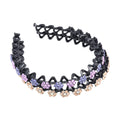 Resin, Multi Color Austrian Crystal Set of 2pcs Hair Hoops - Sticky add to cart bar