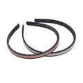 Resin, Mystic White and Black Austrian Crystal Set of 2 Hair Hoop - Sticky add to cart bar