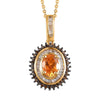 Spessartine Garnet & Red Diamond