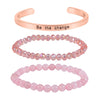 Galilea Rose Quartz, Glass, Rosetone