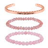 Galilea Rose Quartz, Pink Glass, Rosetone