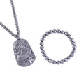 Terahertz Beaded Stretch Bracelet and Phoenix Pendant with Beaded Necklace 21 Inches in Sterling Silver 425.00 ctw - Sticky add to cart bar