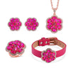 Fuchsia Austrian Crystal