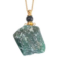 Brazilian Citrine Perfume Bottle Pendant in Goldtone with ION Plated YG Stainless Steel Necklace (20 Inches) 100.00 ctw - Sticky add to cart bar