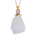Brazilian Citrine Perfume Bottle Pendant in Goldtone with ION Plated YG Stainless Steel Necklace (20 Inches) 100.00 ctw - Sticky add to cart bar