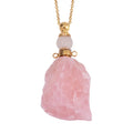 Brazilian Citrine Perfume Bottle Pendant in Goldtone with ION Plated YG Stainless Steel Necklace (20 Inches) 100.00 ctw - Sticky add to cart bar