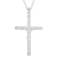 Sterling Silver Cross Pendant Necklace 18 Inches 2.90 Grams - Sticky add to cart bar