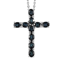 Premium Monte Belo Indicolite Pendant Necklace (20 Inches) in Rhodium Over Sterling Silver 1.70 ctw