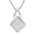 Austrian Crystal Pendant Necklace 18 Inches in Silvertone - Sticky add to cart bar