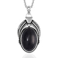 Shungite 10.00 ctw Pendant in ION Plated Copper with Stainless Steel Necklace 20 Inches - Sticky add to cart bar