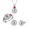 Moissanite & Niassa Ruby