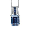 Blue Moissanite