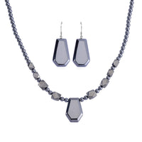 Terahertz Beaded Necklace 20 Inches and Earrings in Rhodium Over Sterling Silver 315.50 ctw