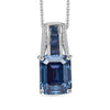 Blue Moissanite