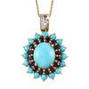 Sleeping Beauty Turquoise & Anthill Garnet