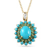 Sleeping Beauty Turquoise & Zambian Emerald