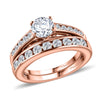 Rose Gold Over Sterling Silver