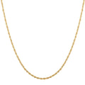 Set of 2 10K Yellow Gold 1.5mm Rope Chain Necklace 20 Inches 2.80 Grams - Sticky add to cart bar