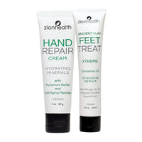 ZionHealth Hand & Feet Intensive Repair Cream Duo Set (2oz & 4oz)
