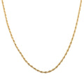 Set of 2 14K Yellow Gold 1.5mm Rope Chain Necklace 20 Inches 3.0 Grams - Sticky add to cart bar