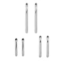Set of 3 Soft Square Hoop Earrings in Stainless Steel - Sticky add to cart bar