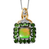 Canadian Ammolite & Chrome Diopside