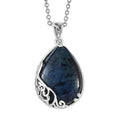Karis Vivianite 12.10 ctw Pendant in Platinum Bond with Stainless Steel Necklace 20 Inches - Sticky add to cart bar