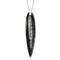 Karis Orthoceras 101.25 ctw Pendant in Platinum Bond with Stainless Steel Necklace 20 Inches - Sticky add to cart bar