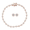 Rose Gold Over Sterling Silver
