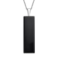 Black Onyx 45.30 ctw Pendant Necklace 24 Inches in Stainless Steel - Sticky add to cart bar